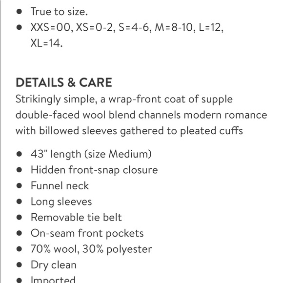 🔥SOLD🔥Joie NWT Pink Double Face Wool Blend Coat - Picture 8 of 8